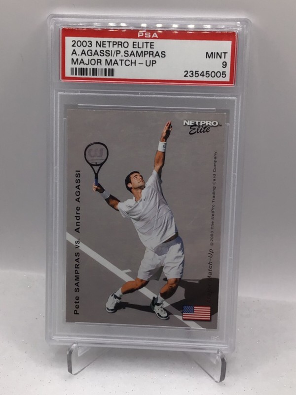 2003 Netpro Photo Card #14 Pete Sampras PSA 10 (Top Pop, Pop 3) view 1