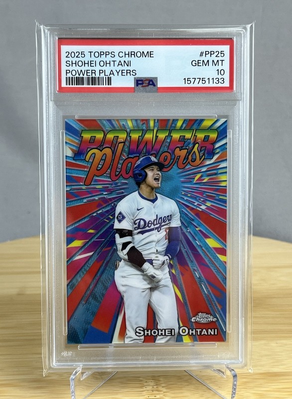 2025 Topps Chrome #PP-25 Shohei Ohtani PSA 10 Power Players Dodgers