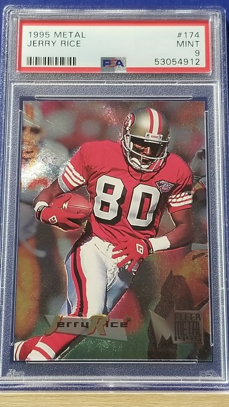 Jerry Rice - 1995 Metal  PSA 9  