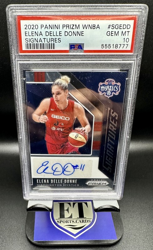 PSA 10 2020 Panini Prizm WNBA SG-EDD Elena Delle Donne Signatures Auto