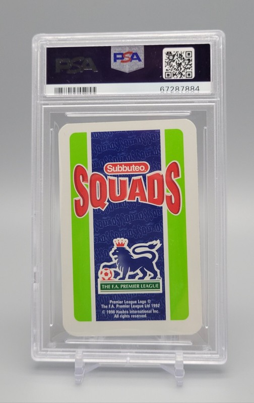 1996 Hasbro Subbuteo Squads David Beckham Rookie RC PSA 9 Mint view 2