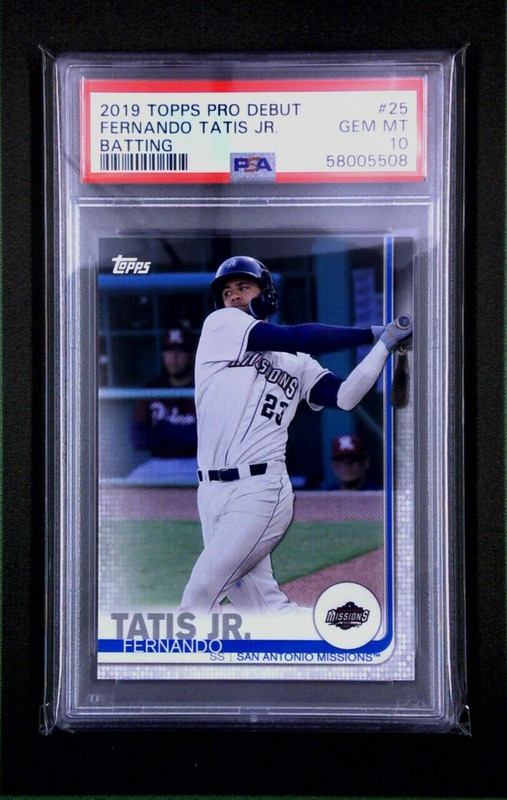 2019 Topps Pro Debut #25 Fernando Tatis Jr. Batting Variation Rookie RC PSA 10