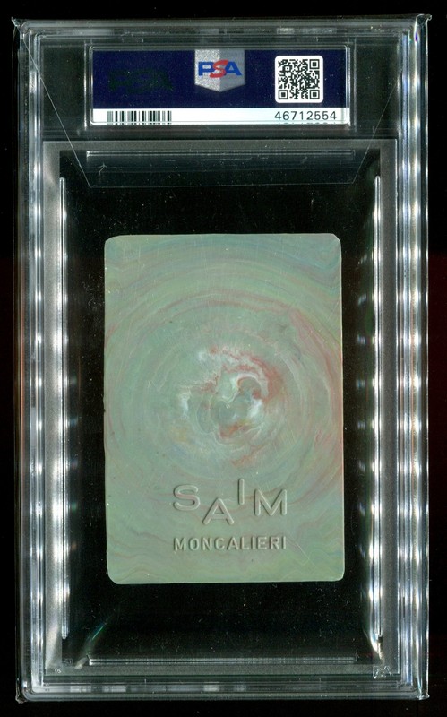 *VERY RARE* 1962 Saim Moncalieri Plastic Back Pele PSA 5  POP=12  Only 5 Higher! view 2