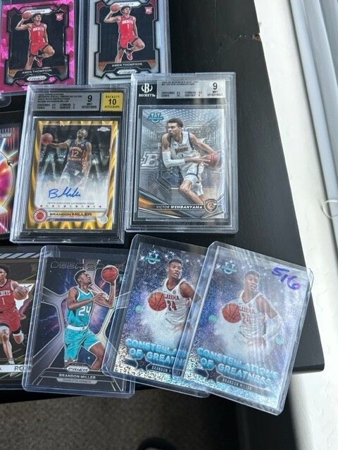 LOTS GRADED VICTOR WEMBEYAMA CARD OR AUTO GRAB BAG ANY SPORT NBA MLB ETC READ view 2