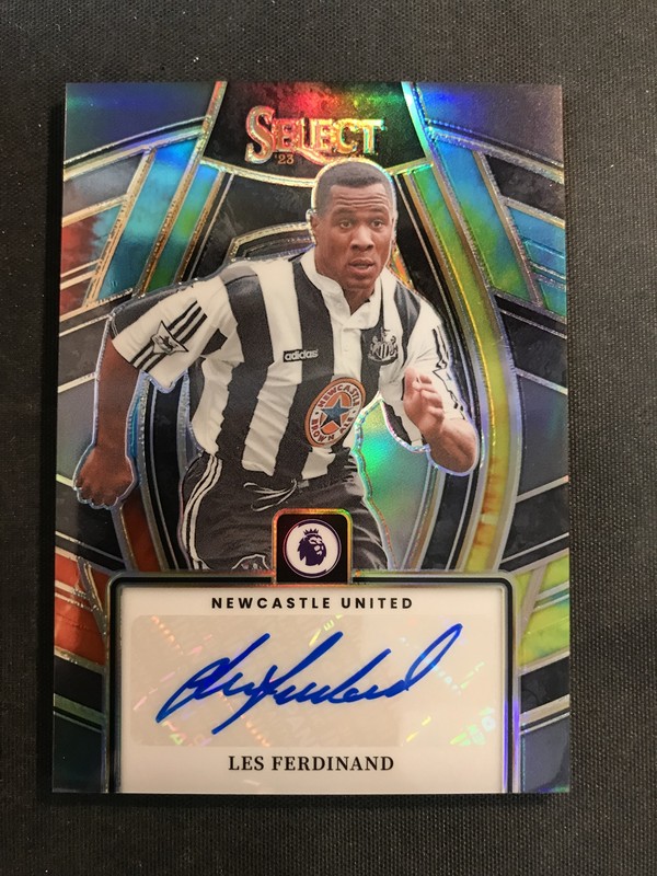 2023-24 Panini Select Premier #SS-LF Les Ferdinand Auto Tie-Dye Prizm /25