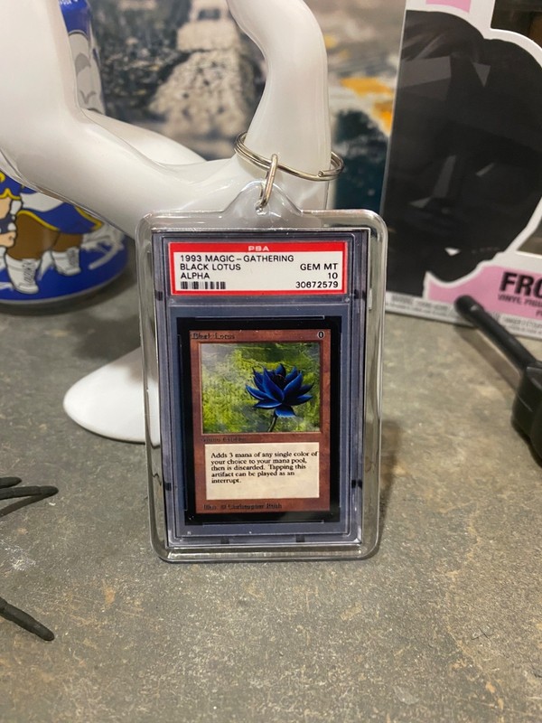 Magic The Gathering Limited Edition - Mini Slab Keychains - ALPHA BETA and more!