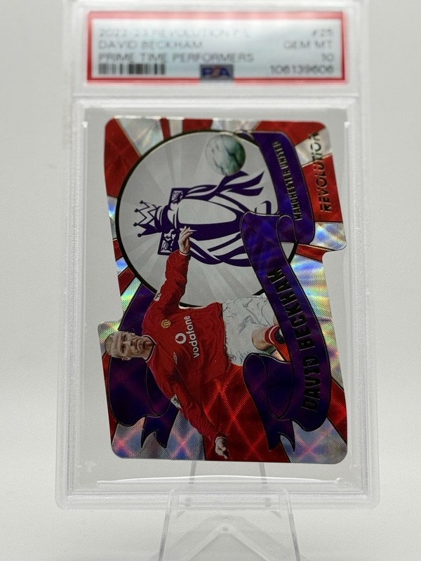 2022-23 Revolution PL David Beckham Prime Time Performers PSA 10 Pop 4!! Rare!!