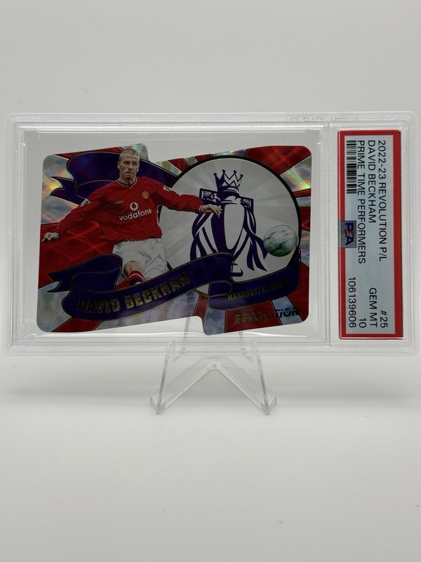 2022-23 Revolution PL David Beckham Prime Time Performers PSA 10 Pop 4!! Rare!! view 2