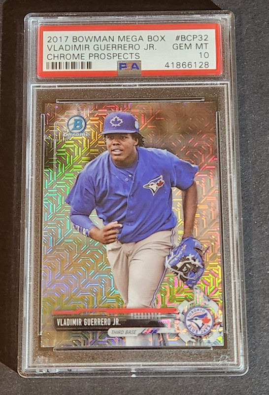 2017 Bowman Chrome Vladimir Guerrero Jr. Mega Box Refractor PSA 10 view 1