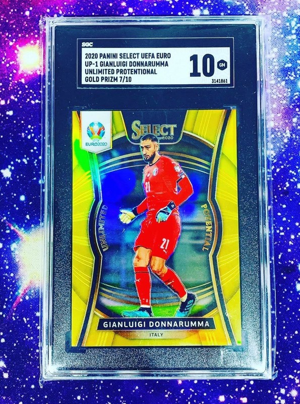 2020 Select UEFA Euro Gianluigi Donnarumma Gold /10 SGC 10