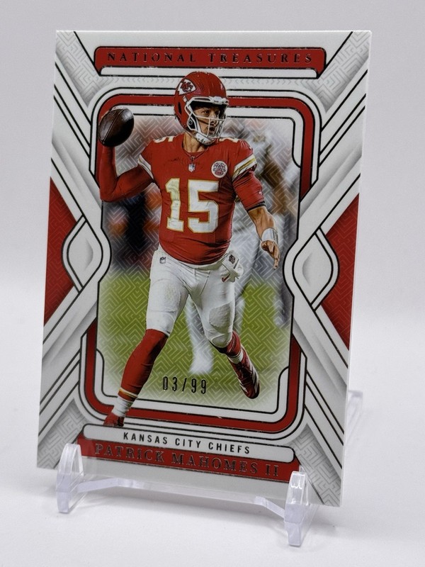 2024 NATIONAL TREASURES #48 PATRICK MAHOMES II #/99 view 2