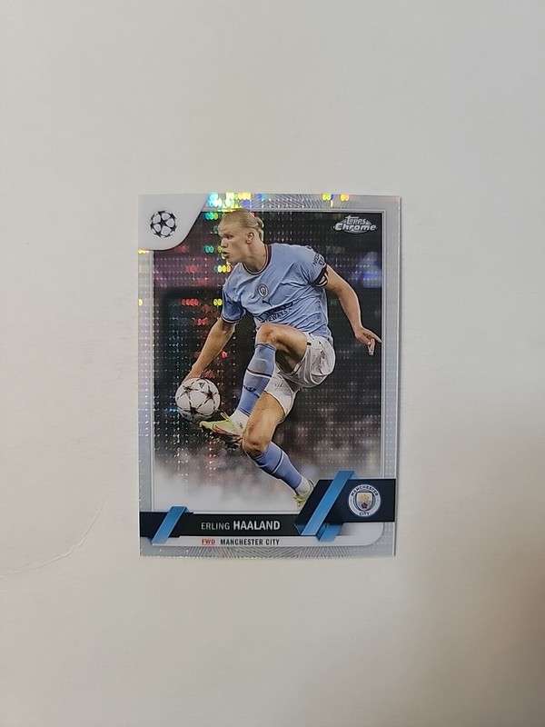 2022-23 Topps Chrome Soccer Erling Haaland #99 Parallel SD9679