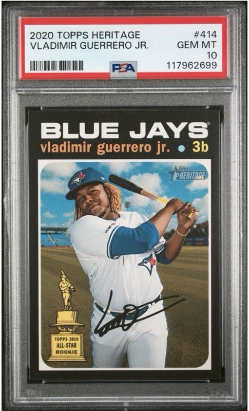 2020 Topps Heritage #414 Vladimir Guerrero Jr. PSA 10