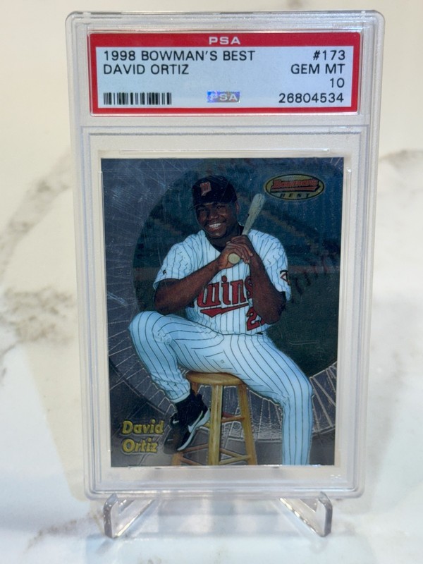 David Ortiz - 1998 Bowman's Best #173 Rookie RC PSA 10