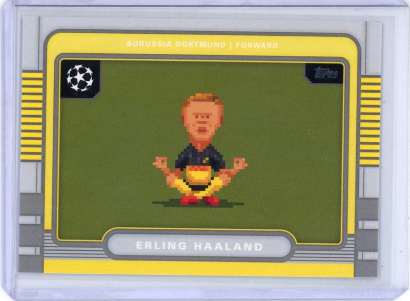 Erling Haaland 2025-26 Topps UEFA Club Competitions 8 Bit #8B-5