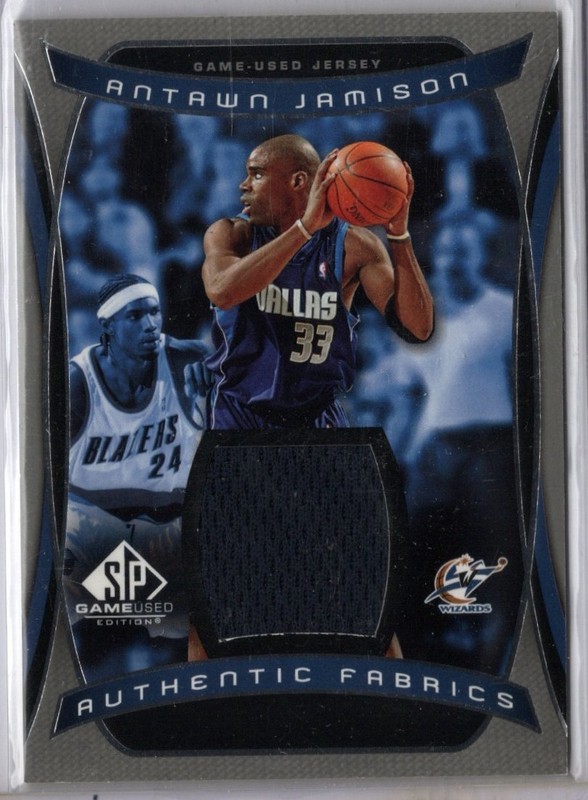 2004-2005 SP Game Used Basketball Antawn Jamison Wizards Game-Used Jersey Card
