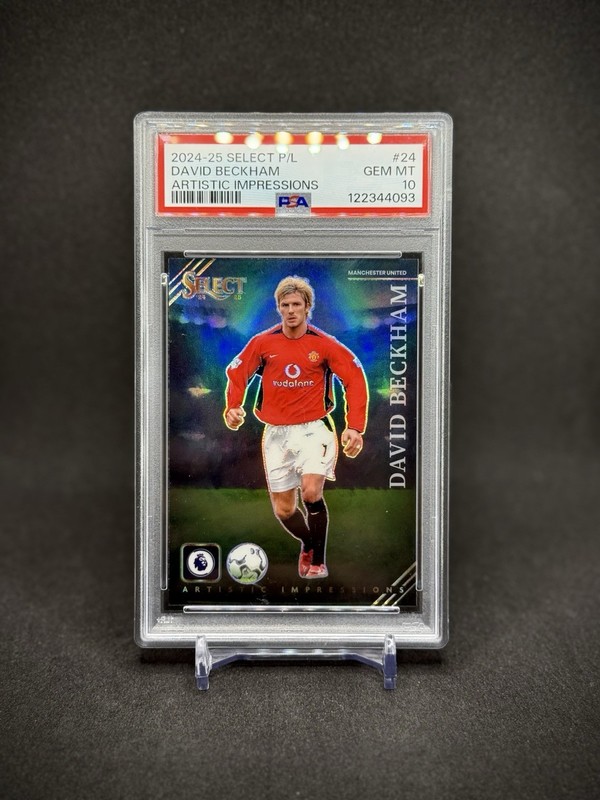 David Beckham 2024 Panini Select Artistic Impressions Case Hit PSA 10