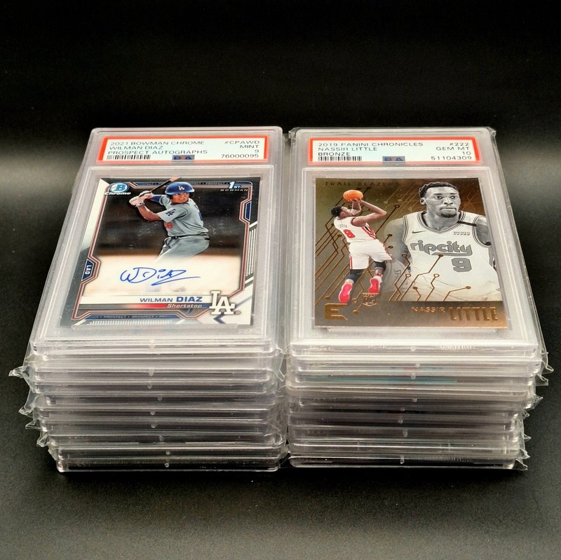 1 PSA Slab Guaranteed Graded 9 Or 10 – Baseball - Basketball - Football Only view 2
