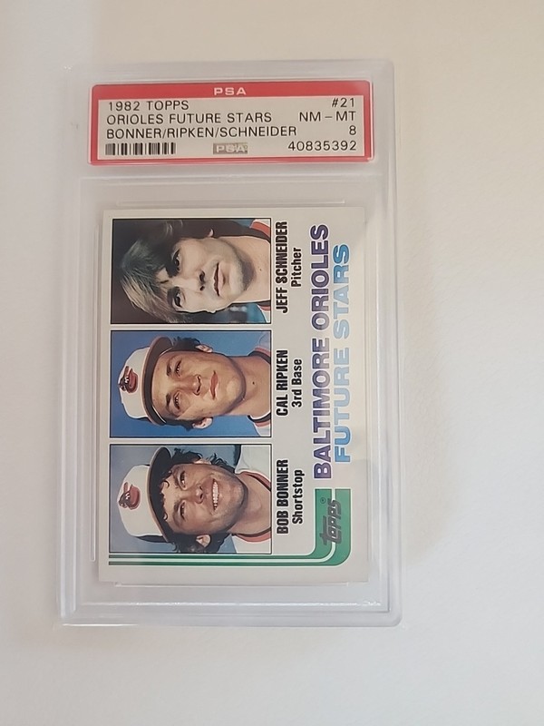 1982 Topps CAL RIPKEN JR Future Stars #21 NM-MT PSA 8 Baltimore Orioles ROOKIE