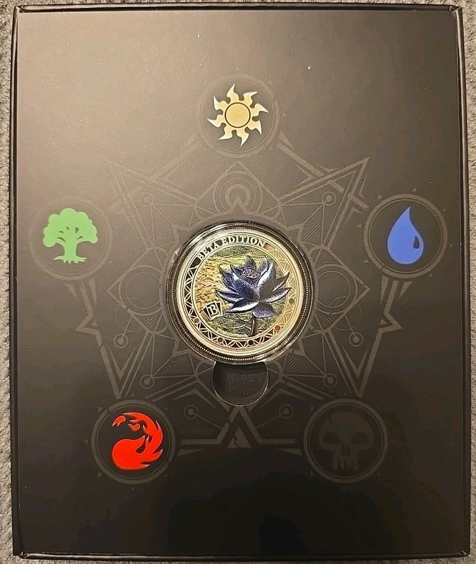 2024 Samoa Magic The Gathering Black Lotus Beta 1oz Silver Coin