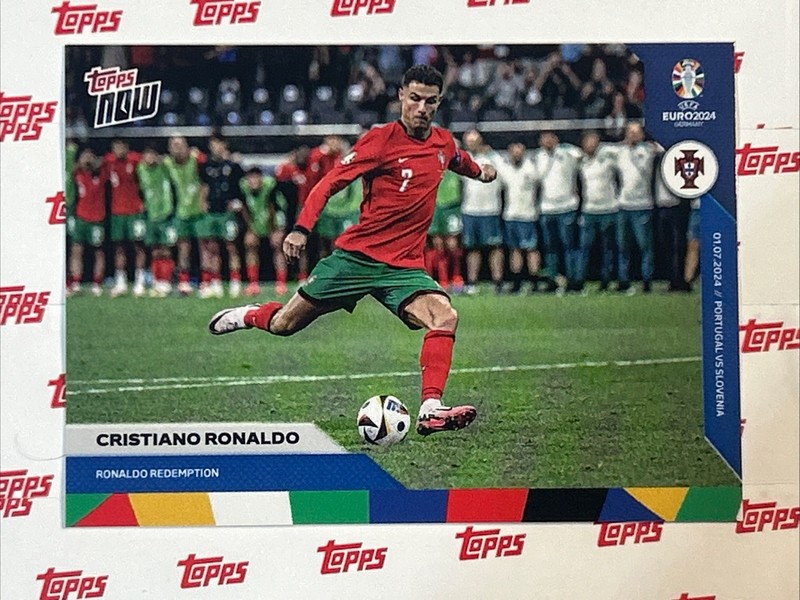 Topps NOW UEFA EURO 2024 Cristiano Ronaldo #40 ~ Portugal