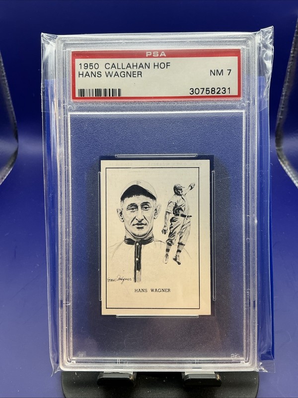 1950 Callahan HOF Hans Wagner PSA  (Honus Wagner)