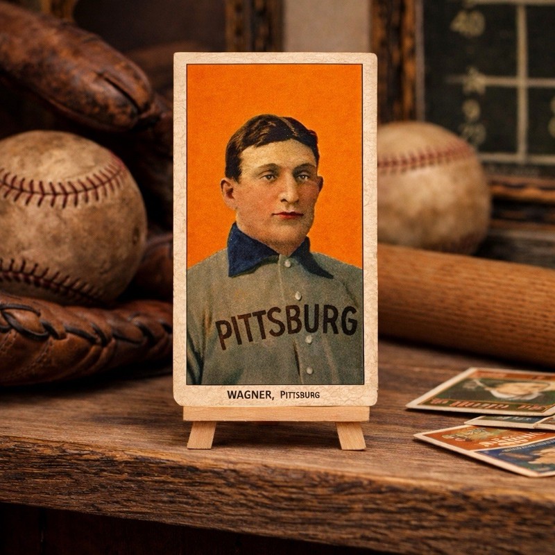 Vintage-Style Souvenir • Honus Wagner T206 Piedmont Inspired Novelty Card