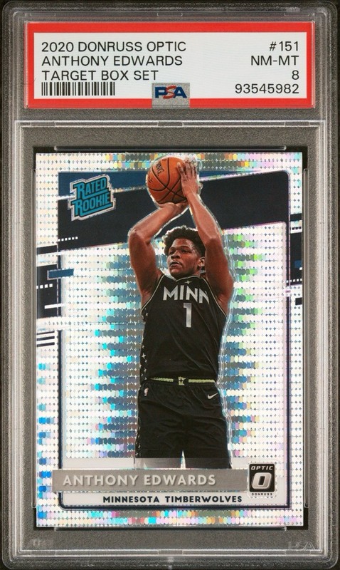 PSA - 2020 Optic Target Set Pulsar ANTHONY EDWARDS Rookie 📈💰