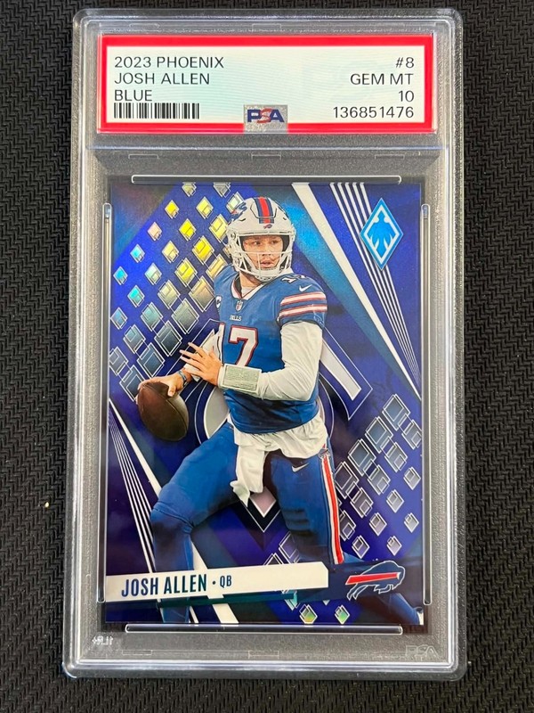 2023 Panini Phoenix Josh Allen #8 Blue /25 PSA 10 Buffalo Bills