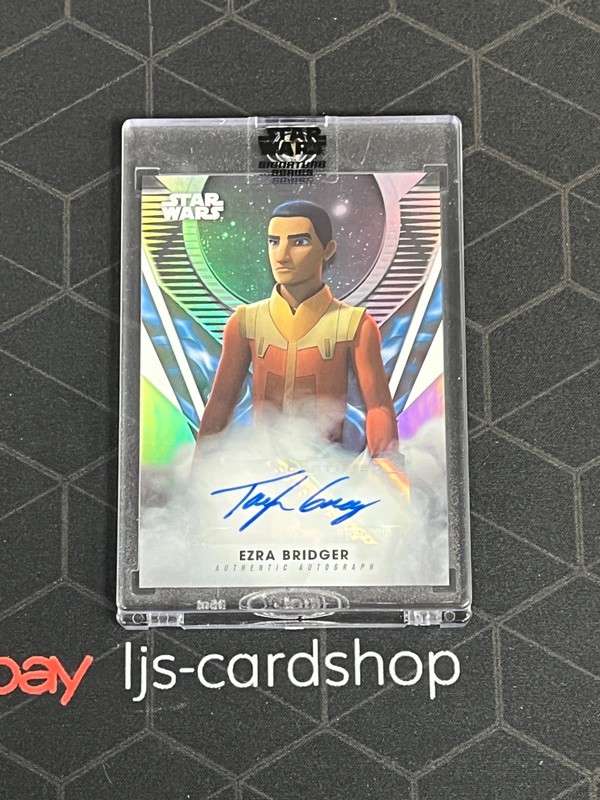 2023 Topps Star Wars Signature Series Taylor Gray as Ezra Bridger Auto Encased