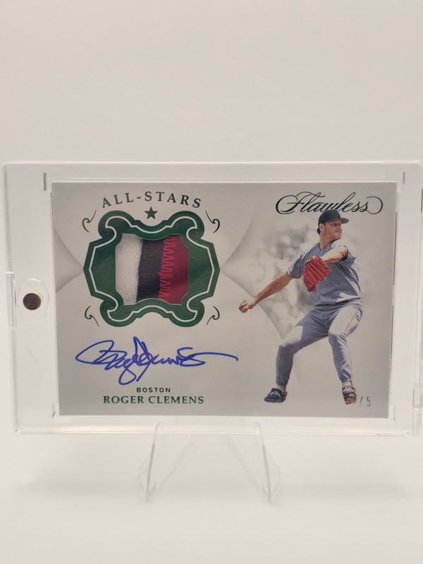 Roger Clemens Flawless Patch Auto All-Star /5