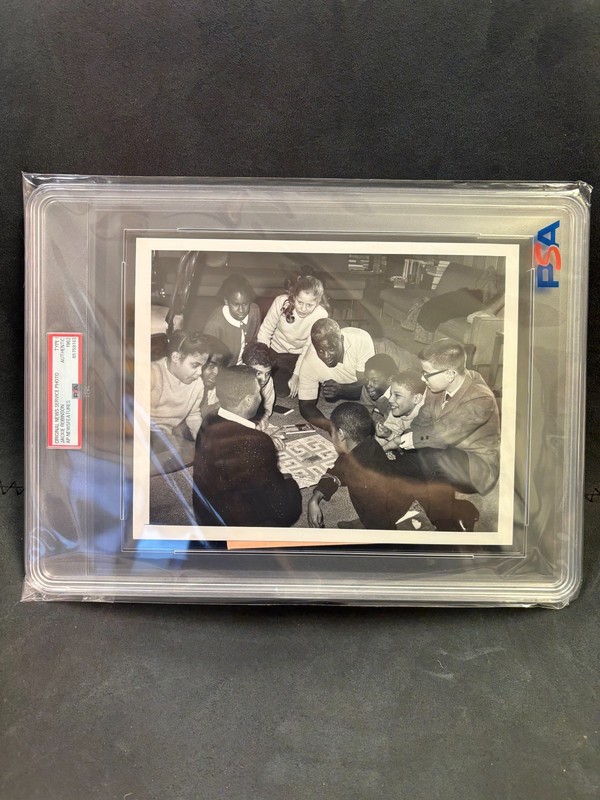 JACKIE ROBINSON Type 1 NEWS Photo Photograph PSA/DNA 7x9 HOF 1962