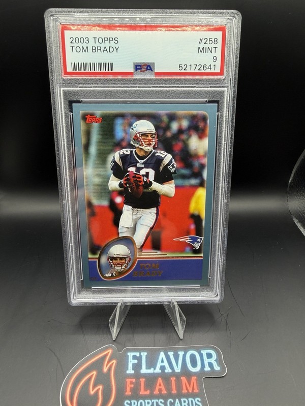 2003 Topps - Tom Brady #258 PSA 9