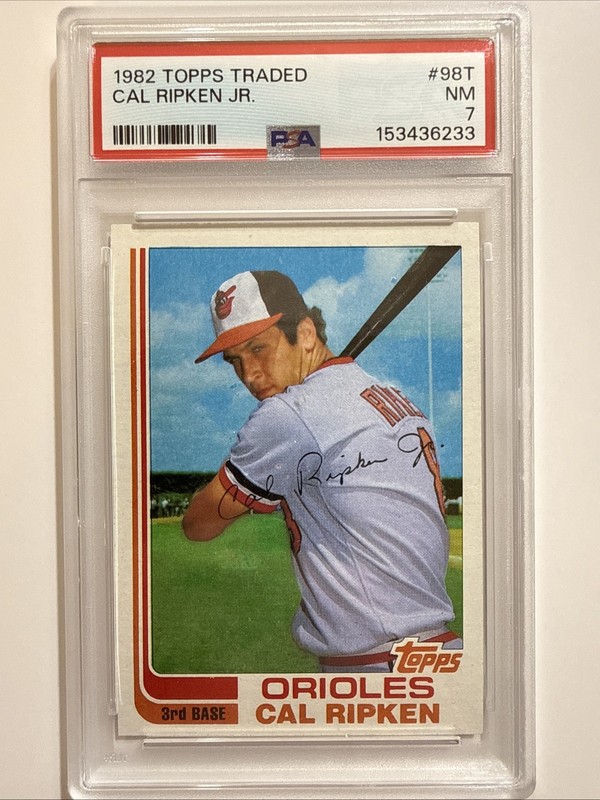 1982 Topps Traded Baseball Cal Ripken, Jr. #98T (PSA 7)
