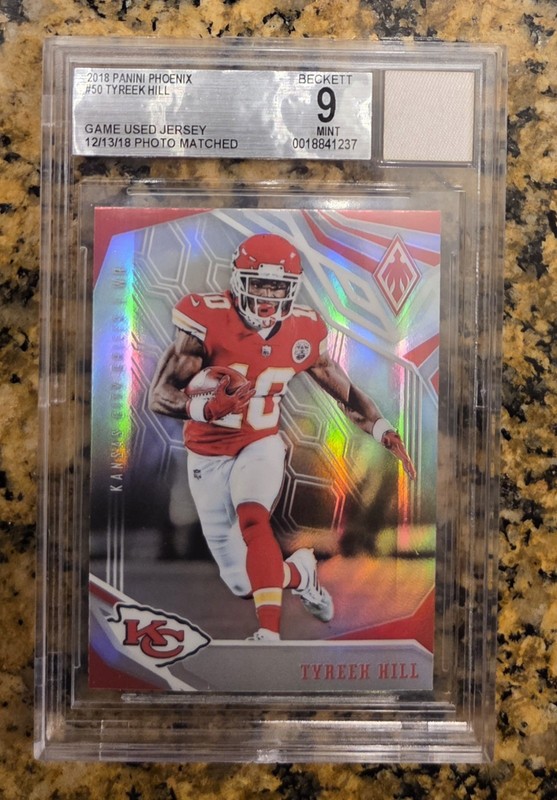 Tyreek Hill Jersey Fusion "Game Used Jersey" **Beckett (9)** (Photo Matched)
