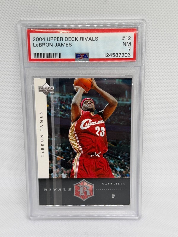 2004 Upper Deck Rivals #7 Cavaliers LeBron James PSA 7