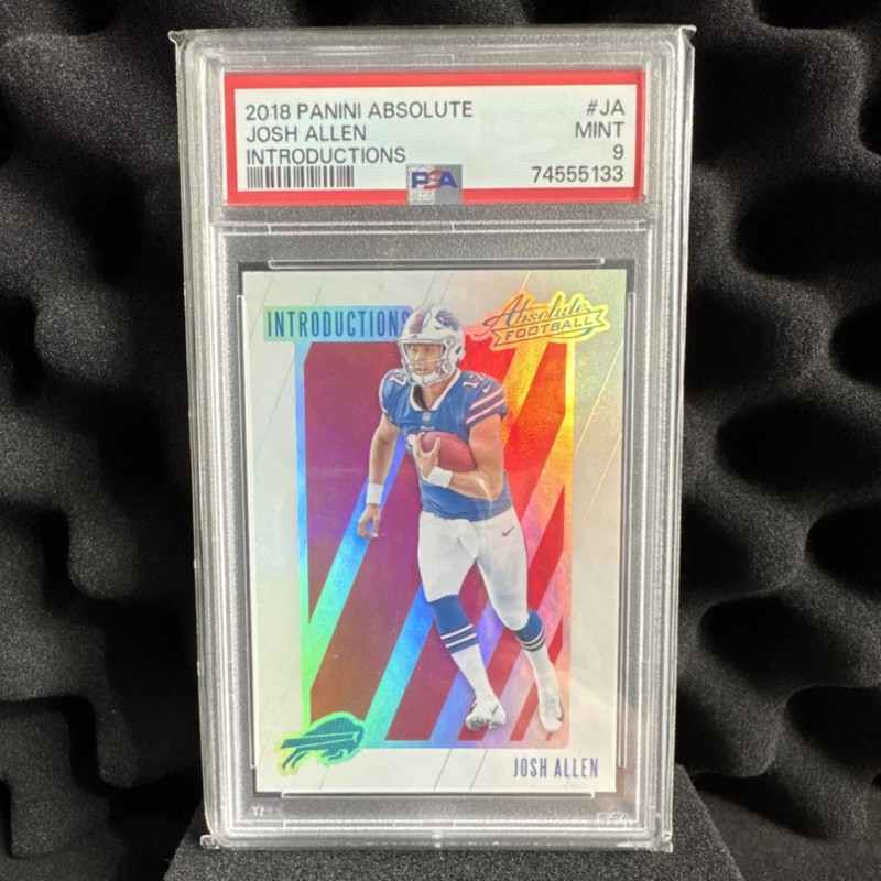 Panini 2018 Absolute Introductions Josh Allen Rookie PSA 9 #IN-JA Buffalo Bills