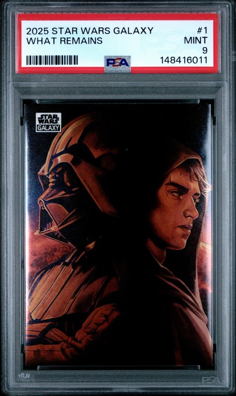 What Remains - 2025 Star Wars Chrome Galaxy #1  PSA 9