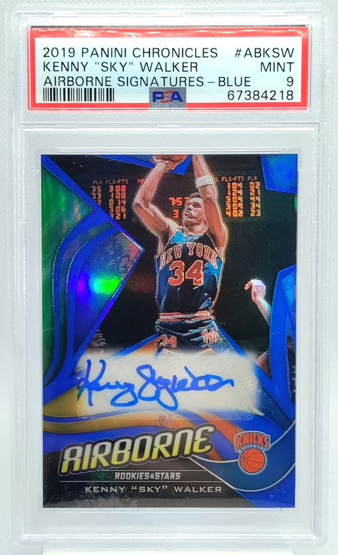 /25 Kenny Sky Walker AUTO POP 1 PSA 9 Autograph 2019-20 Chronicles AIRBORNE SP
