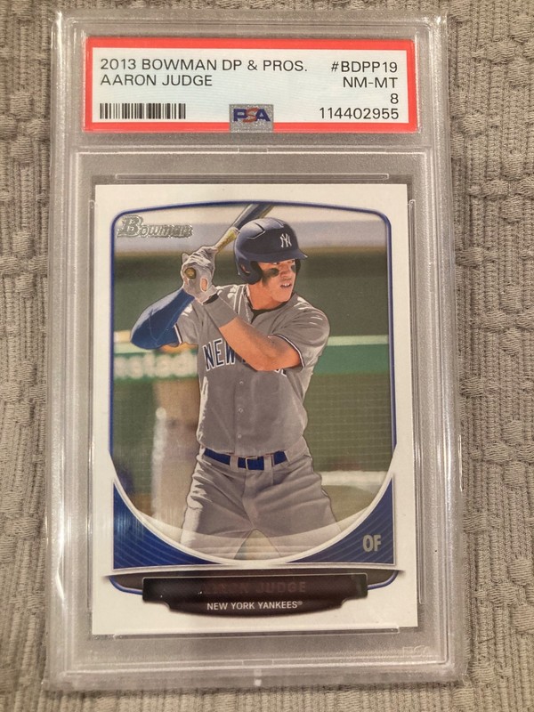 2013 Bowman Draft Picks & Prospects Aaron Judge #BDPP19 PSA 8 Rookie