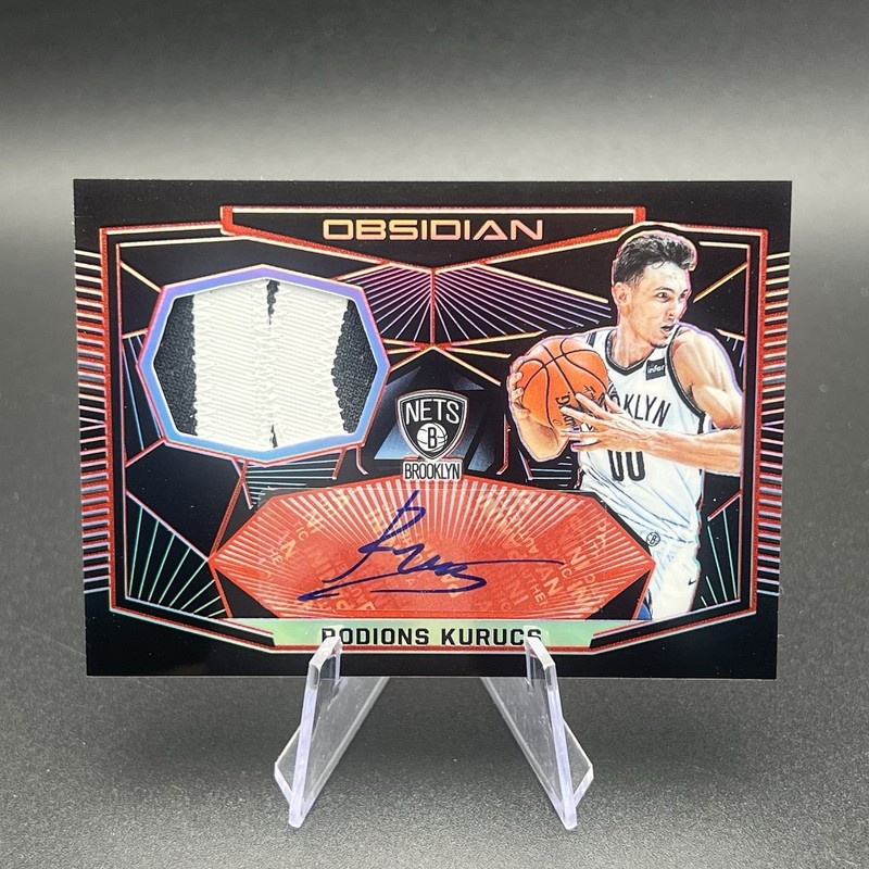 2018-19 Panini Obsidian Rookie Patch Auto Red RPA RODIONS KURUCS /5