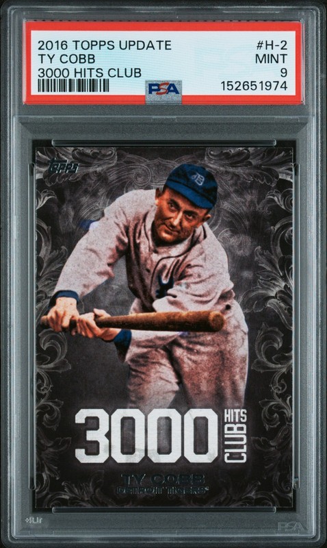 Ty Cobb - 2016 Topps Update 3000 Hits Club   PSA 9