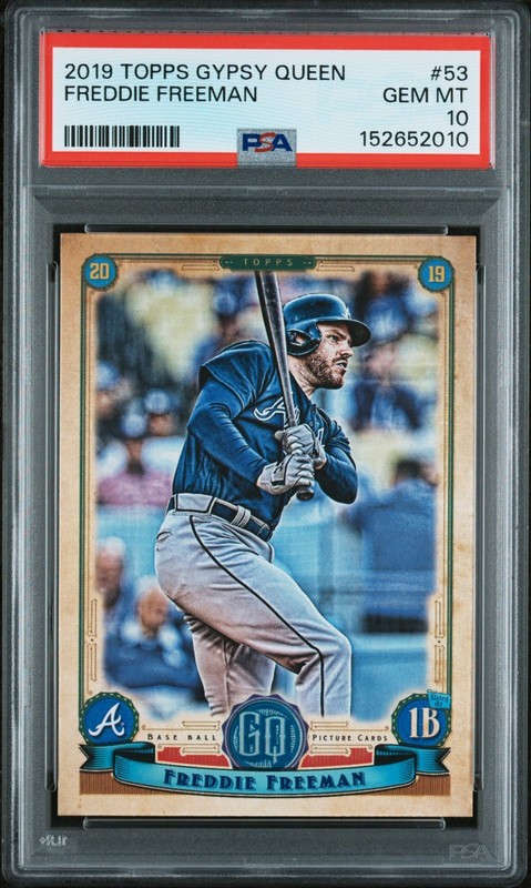 Freddie Freeman - 2019 Topps Gypsy Queen   PSA 10