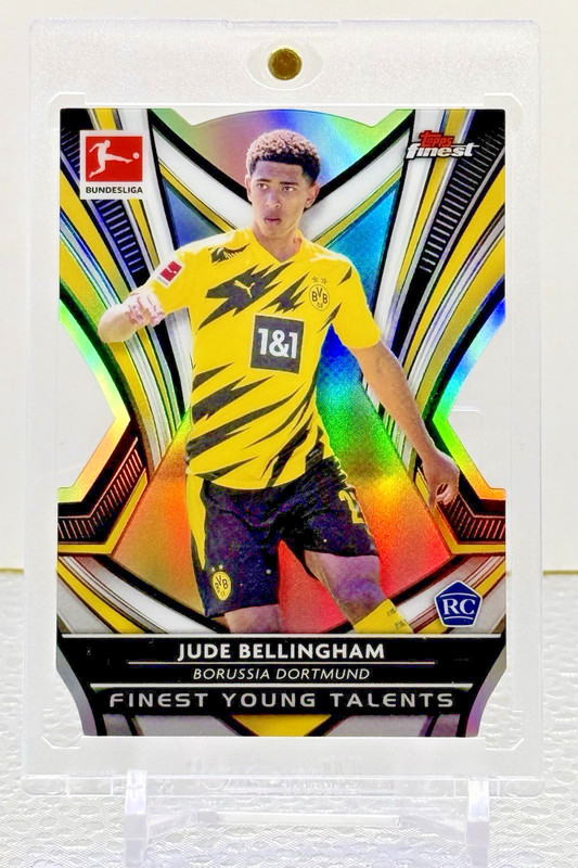 Jude Bellingham 2020-21 Topps Finest RC Finest Young Talents Die-Cut Rookie