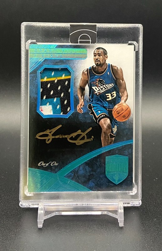 GRANT HILL - 2014-15 Panini Eminence ENCASED PLATINUM PATCH AUTO #d 1/1