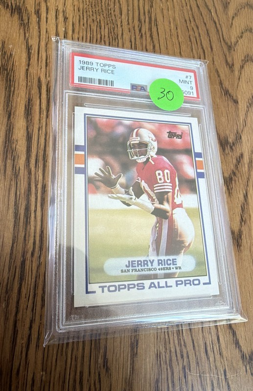 1989 Topps - Jerry Rice #7 PSA 9