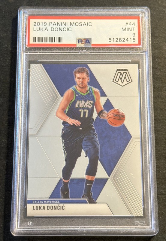 LUKA DONCIC 💥🏀💥2019 Mosaic  # 44 PSA Mint 9
