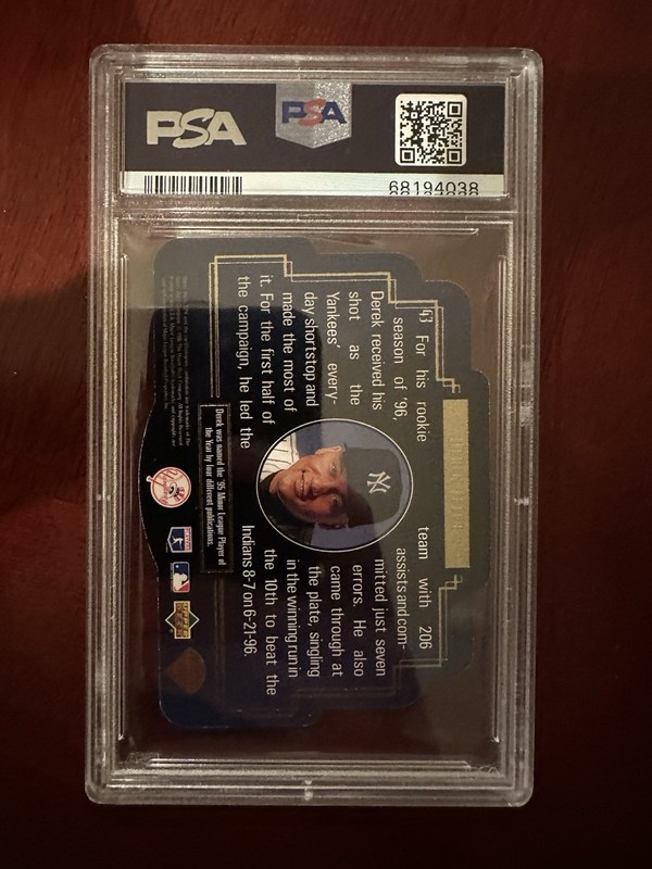1996 SPx GOLD - Derek Jeter ROOKIE #43 - PSA 9 MINT view 2
