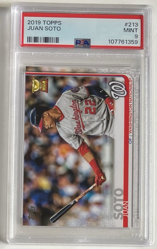 Juan Soto 2019 Topps #213  PSA 9 MINT