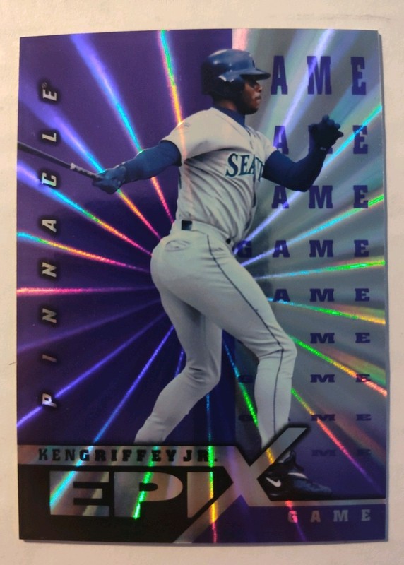 1998 Pinnacle - Epix Game Ken Griffey Jr #E1 Purple Seattle Mariners view 1